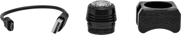 Axia - Led Rechargeable Dome Light Black