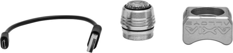 Axia - Led Rechargeable Dome Light Silver