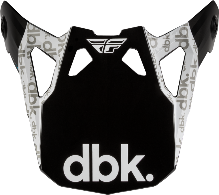 Fly Racing - Formula Cp Dbk Visor Black/white/grey Yl-lg