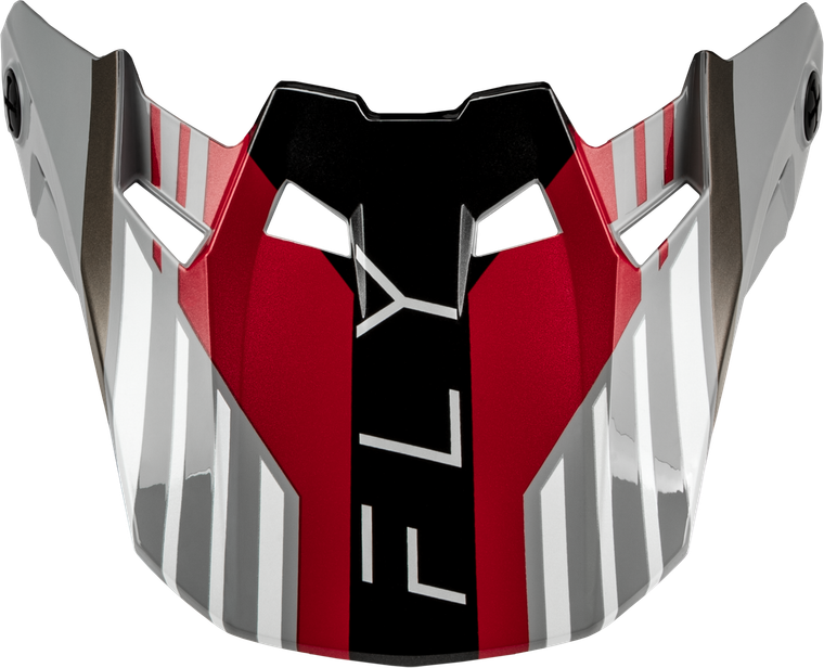 Fly Racing - Formula Cc Strike Visor Grey/red/black/white Xl/2x