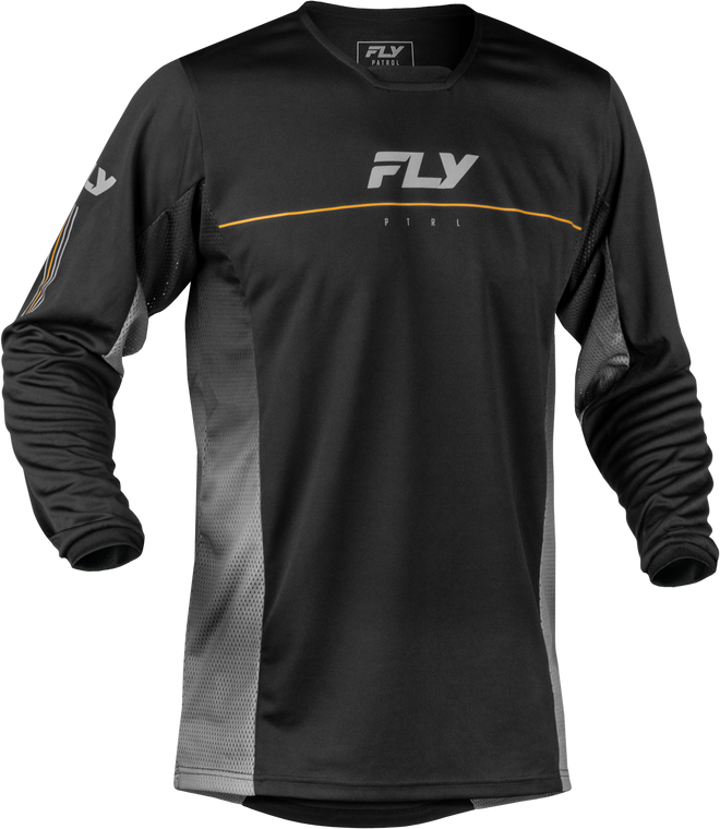 Fly Racing - Patrol Jersey Black/grey Sm