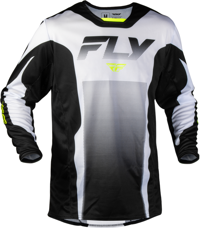 Fly Racing - Kinetic Fade Jersey White/black/hi-vis Md