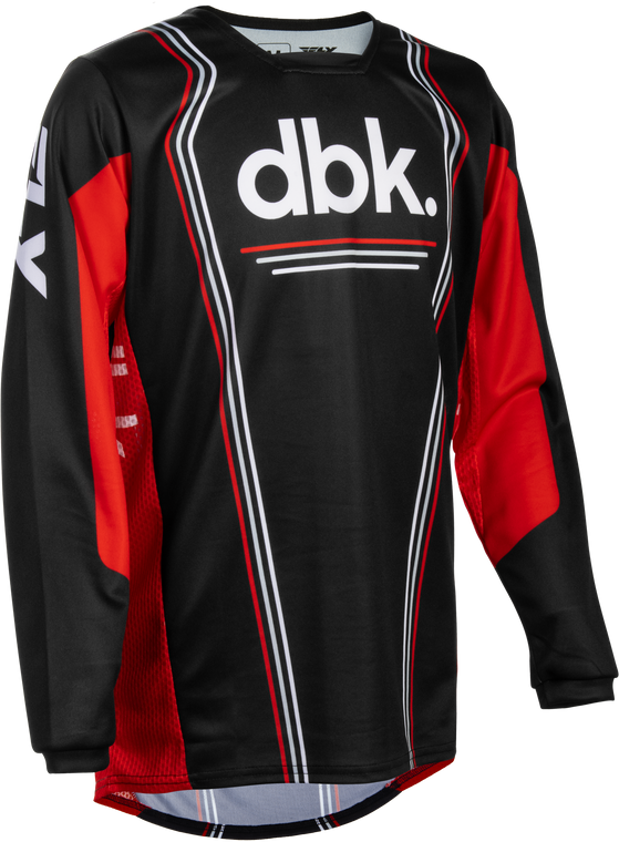 Fly Racing - Youth Kinetic Dbk Jersey Black/red/white Yxl