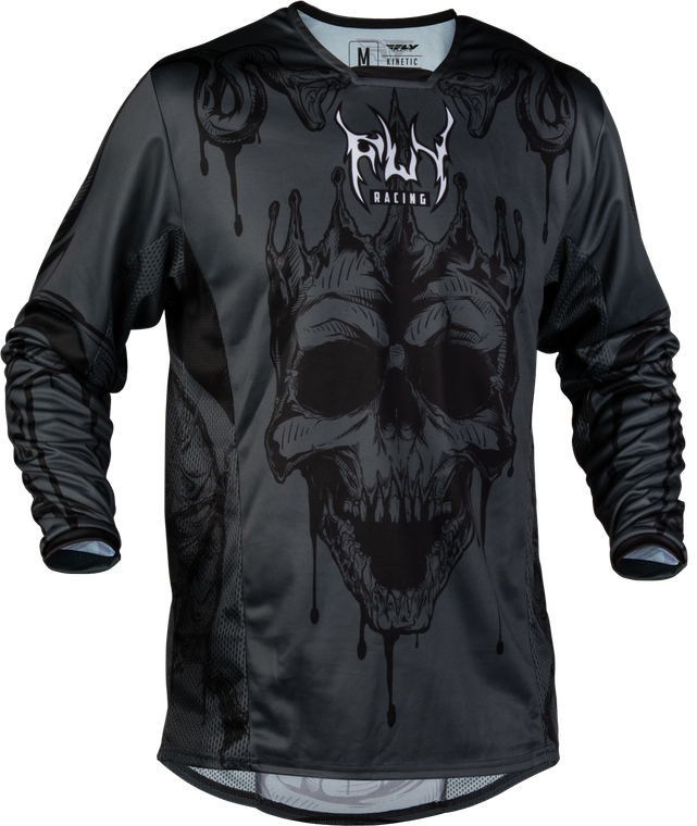 Fly Racing - Kinetic Dark Series Jersey Grey/black Lg