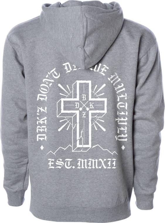 Dbk - Multiply Zip Hoodie Gunmetal Heather Lg