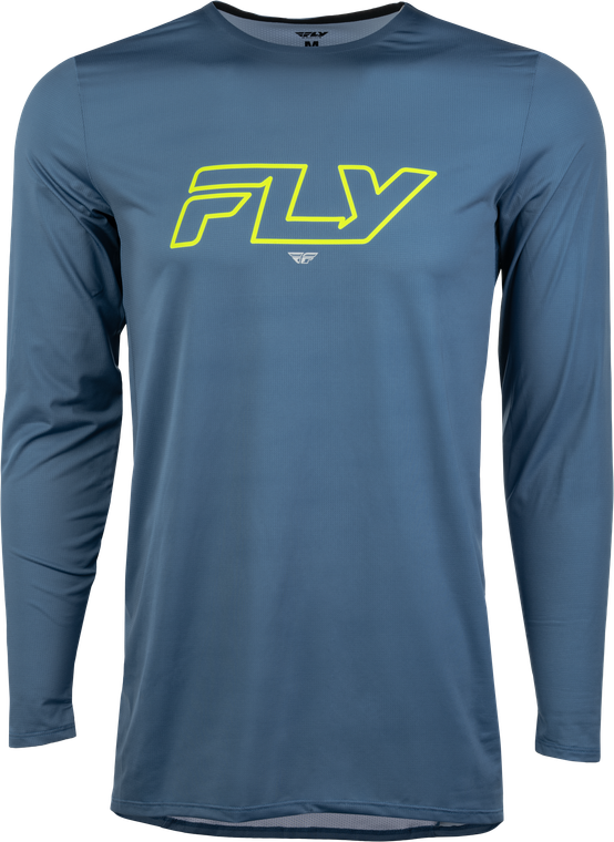 Fly Mtb - Enduro Long Sleeve Jersey Slate/hi-vis 2x