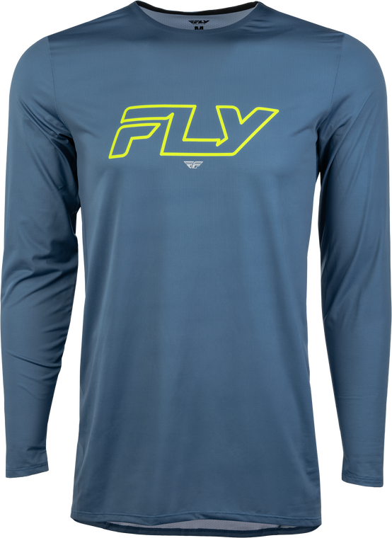Fly Mtb - Enduro Long Sleeve Jersey Slate/hi-vis Sm