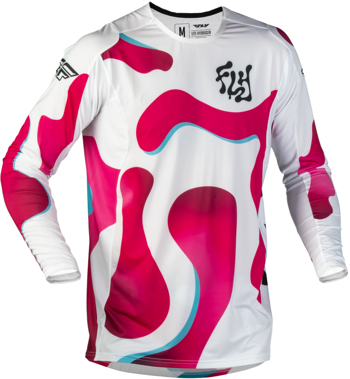 Fly Racing - Lite Vibe Jersey White/pink/blue Sm