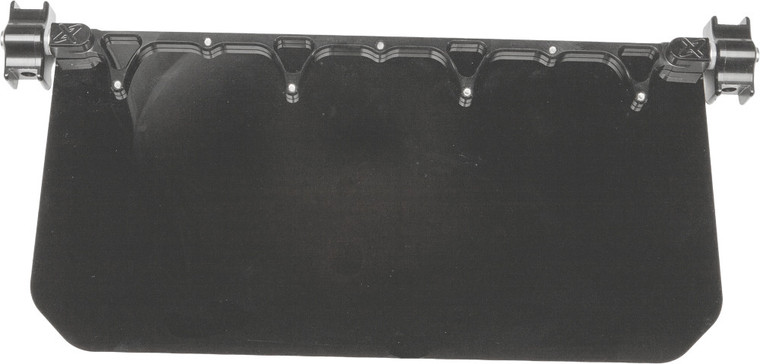 Axia - 12" Sun Visor Solid Black 2 Clamp Mounts Needed