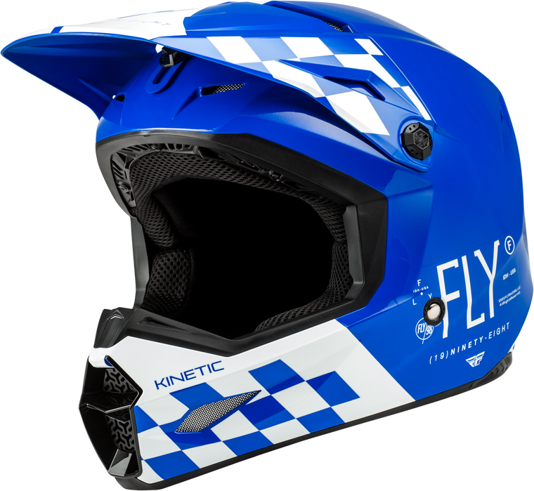 Fly Racing - Kinetic Lite Rival Helmet Gloss Blue/white Xs