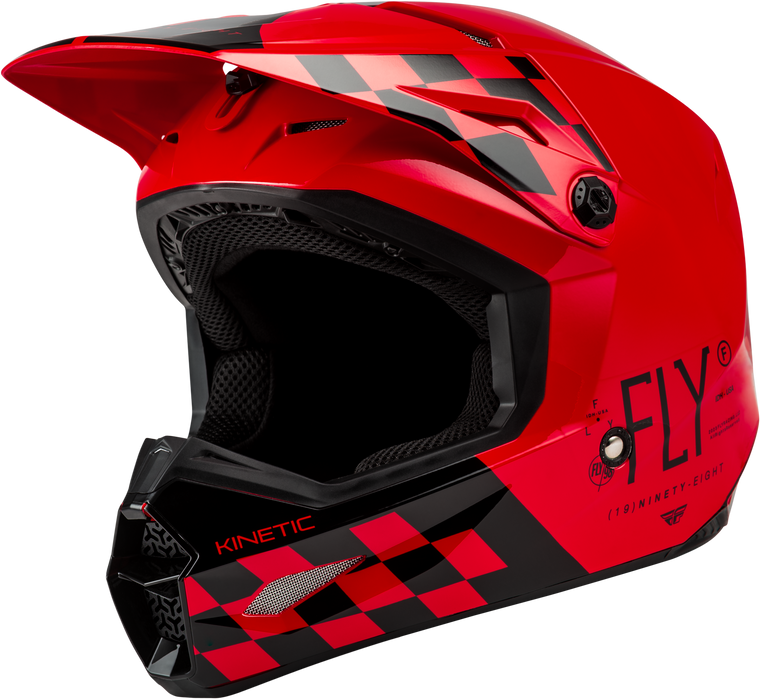 Fly Racing - Kinetic Lite Rival Helmet Gloss Red/black Xl