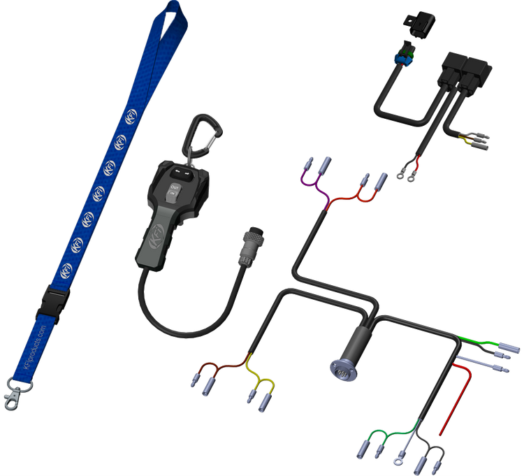 Kfi - Kit - Act Hand Remote Single Actuator And Winch