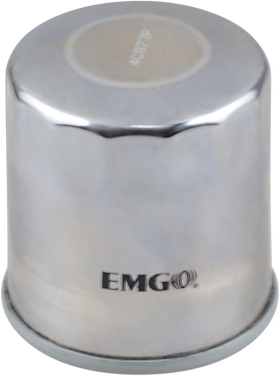 Emgo - Micro-Tech Oil Filter - Chrome - Micro-Tech Oil Filter - 10-82222