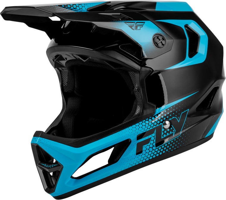 Fly Racing - Rayce Sonar Bicycle Helmet Black/electric Blue Xl