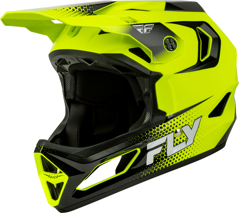 Fly Racing - Yth Rayce Sonar Bicycle Hlmt Hi-vis/black/white Ym