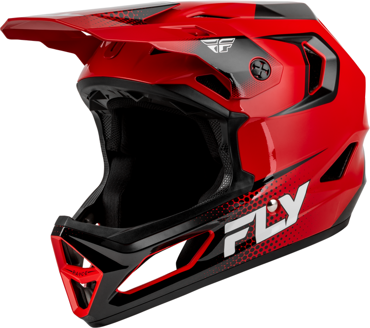 Fly Racing - Yth Rayce Sonar Bicycle Hlmt Red/black/white Yl