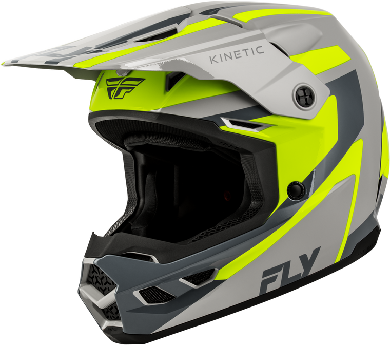 Fly Racing - Kinetic Sync Helmet Grey/hi-vis Sm