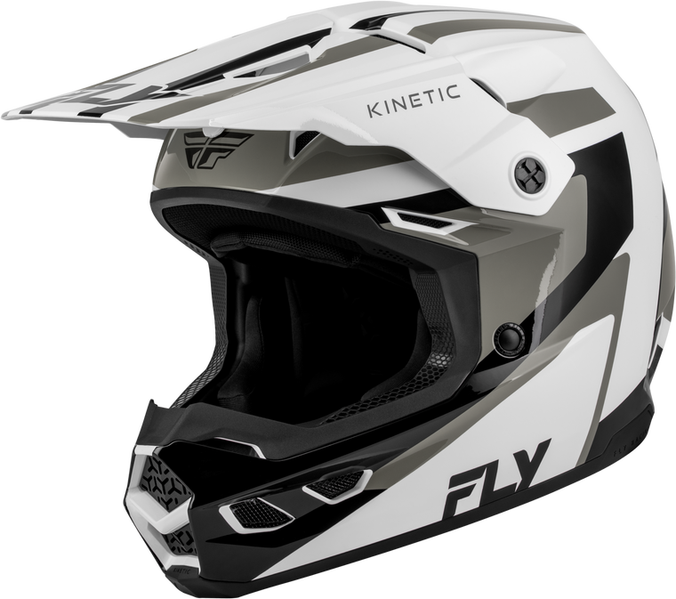 Fly Racing - Kinetic Sync Helmet White/black/grey Xl