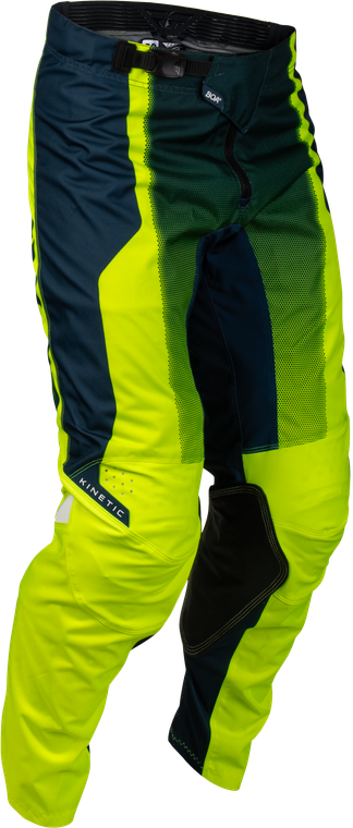 Fly Racing - Kinetic Fade Pants Hi-vis/navy/white Sz 38