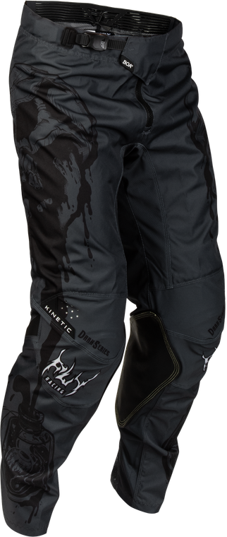 Fly Racing - Kinetic Dark Series Pants Grey/black Sz 42