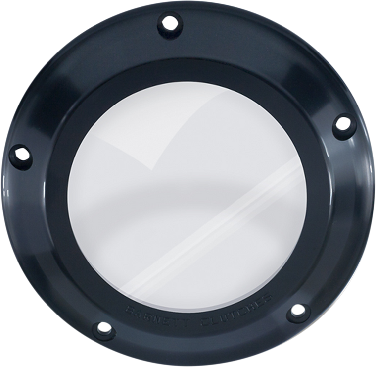 Barnett - Derby Cover - Black/Clear - '07-'18 Big Twin - Scorpion Derby Cover - 343-30-44013