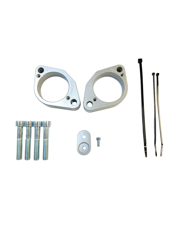Helibars - Handlebar Risers Silver Bmw
