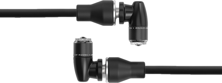 Rizoma - Light Unit Turn Signal With Holder Black Pair