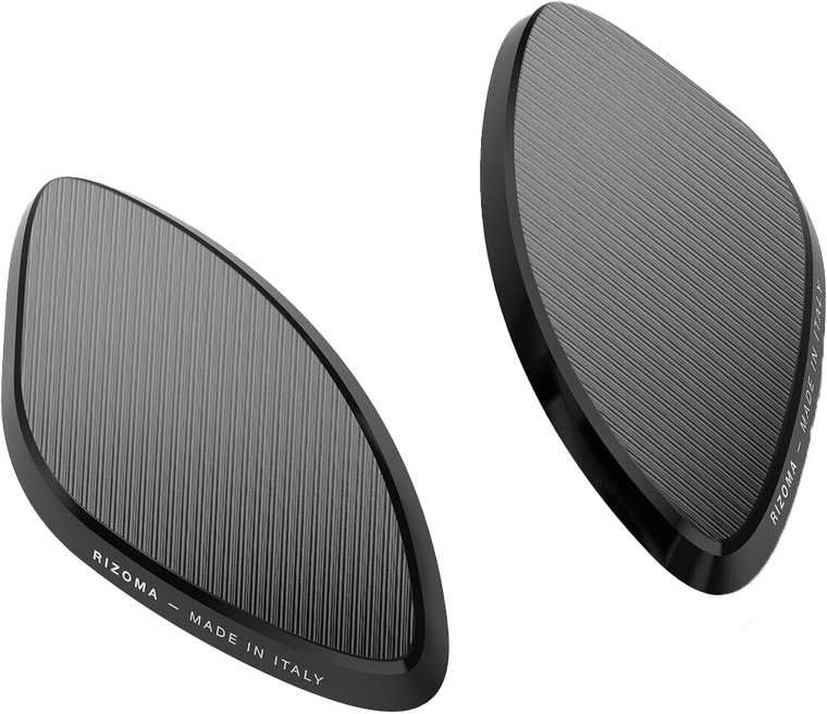 Rizoma - Mirror Block Off Plates Pair Black Apr