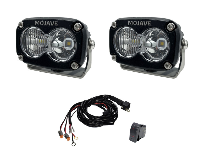 Tiger Lights - Dual Tlm2x3 Kit W/ Harness