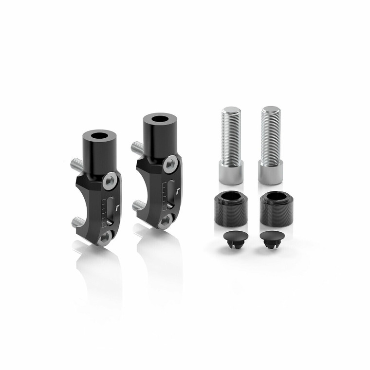 Rizoma - Stealth Naked Mounting Kit Mirror Black