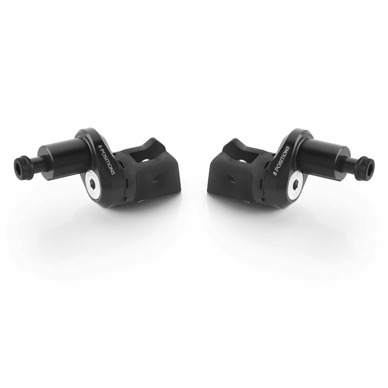 Rizoma - Eccesntric Footpeg Mount Kit Rider Adjust Black Pr