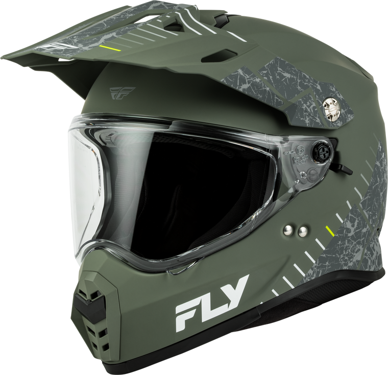 Fly Racing - Fly Trekker Granite Helmet Matte Sage/grey Lg