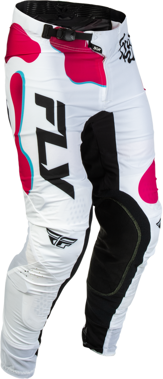 Fly Racing - Lite Vibe Pants White/pink/blue Sz 38
