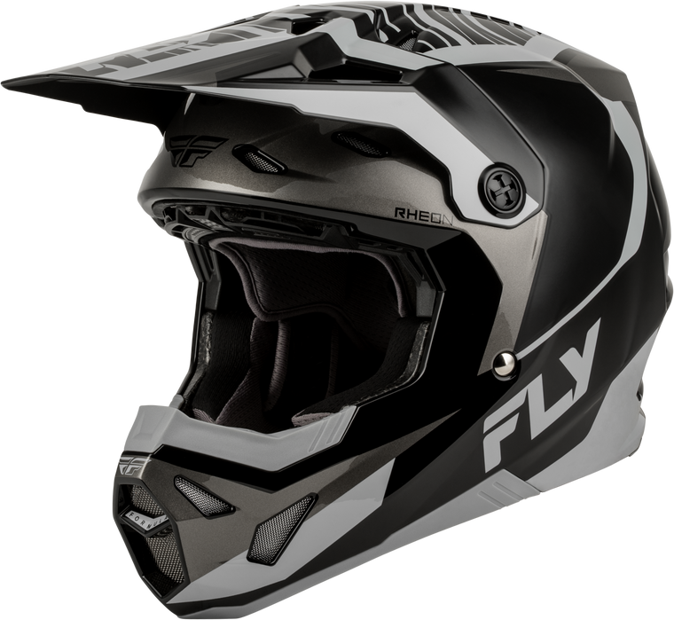 Fly Racing - Formula Cp Charge Helmet Black/grey/light Grey Xs
