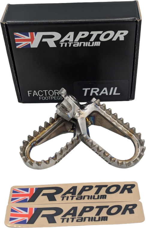 Raptor - Titanium Foot Pegs Adv Pr Hon