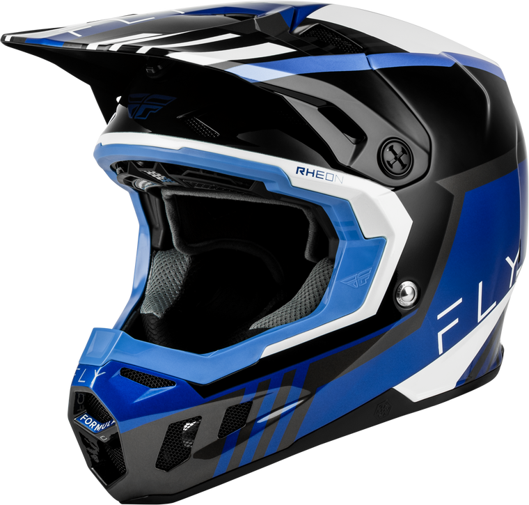 Fly Racing - Formula Cc Strike Helmet Black/blue/grey/white Md