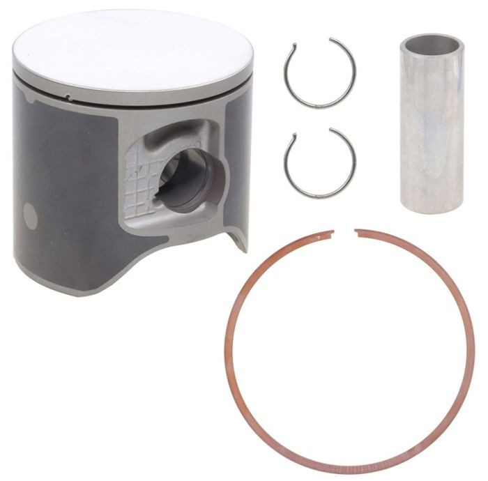 <p>Piston is anodized plus ceramic coated dome, with MOS2 coated skirts.</p><p>Ceramic and anodized coatings on piston crown both offer benefits</p>&nbsp;<p>Ceramic coatings primarily act as a thermal barrier, reflecting heat back into the combustion chamber, potentially increasing efficiency and reducing piston temperatures.&nbsp;</p><p>Anodizing, on the other hand, creates a hard, wear-resistant layer, particularly<span style="font-size: 1em;">useful for protecting ring grooves and reducing friction.</span></p><br><p>Standard Bore: 87.8mm</p><br><p>Includes:</p><p>Piston</p><p>Wrist pin</p><p>Clips</p><p>Piston Ring<br><br><br></p><p>Polaris OE: 2209828</p><br>