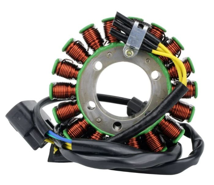 <ul><li>Direct replacement to your original unit</li><li>Plug-and-play, direct fit, easy installation.</li><li>Highest grade lamination materials</li><li>Highest grade copper windings, resistant to 200 degrees Celsius.</li><li>Pick up pulsar coil included</li><li>Connector included</li><li>Rubber grommet included</li></ul>