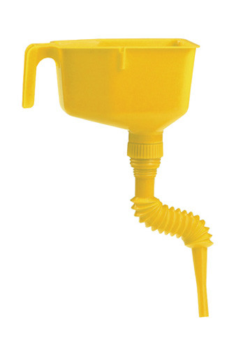 <p>Holds one quart oil bottle</p><p>Three interchangeable spouts, including Flexi-Spout</p><p>Nestable</p>