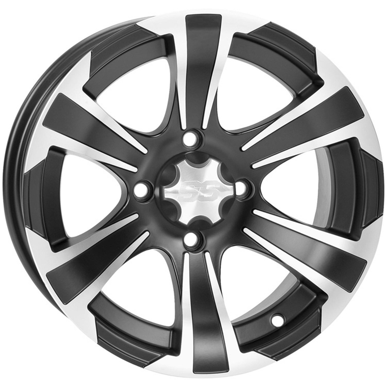 Strongest, lightest and best-looking wheels on the market thanks to Advancecast process<br><br>Diamond-cut with a choice of finish: machined with black accents, sleek satin black, brilliant show-chrome or lustrous platinum; SS312 black wheels feature machined accents<br><br>Available in 12x7, 14x6, 14x8 and 15x7<br><br>Custom wheel cap included<br><br>Lug nuts and center caps available separately
