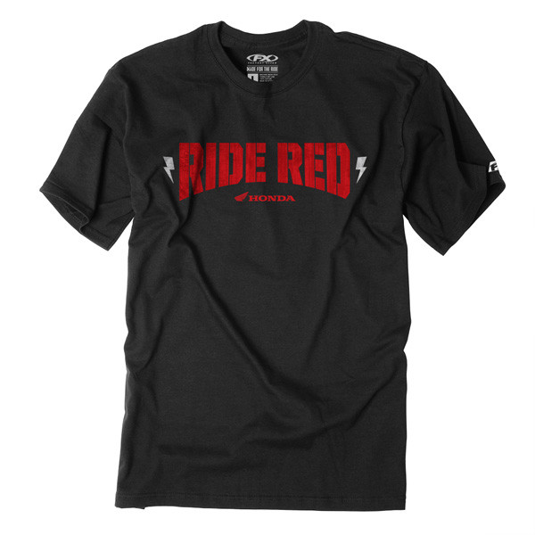 <p><ul><li>Black</li><li>Men's crew t-shirt</li><li>100% cotton 6 oz. jersey cotton</li><li>Screen printed front and sleeve</li><li>Official Honda licensed apparel</li></ul></p>