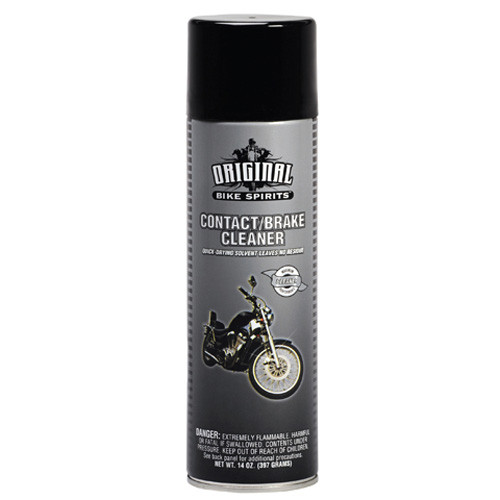 <ul><li><span style="font-size:12px;"><span style="font-family:lucida sans unicode,lucida grande,sans-serif;">Original Contact/Brake Cleaner is a highly active solvent blend providing maximum performance in a brake parts cleaner without the use of ozone depleters or chlorinated solvents</span></span></li><li><span style="font-size:12px;"><span style="font-family:lucida sans unicode,lucida grande,sans-serif;">Quick-drying solvent leaves no residue</span></span></li><li><span style="font-size:12px;"><span style="font-family:lucida sans unicode,lucida grande,sans-serif;">Removes grease, oil, road grime, brake fluid and chain lube overspray</span></span></li><li><span style="font-size:12px;"><span style="font-family:lucida sans unicode,lucida grande,sans-serif;">Excellent product for cleaning chains and sprockets prior to applying new lubrication</span></span></li><li><span style="font-size:12px;"><span style="font-family:lucida sans unicode,lucida grande,sans-serif;">Powerful blasting spray easily removes brake fluid, grease, oily dirt and contaminants from linings, pads and drums, cylinders and springs without disassembling the brake unit</span></span></li><li><span style="font-size:12px;"><span style="font-family:lucida sans unicode,lucida grande,sans-serif;">Rapid and complete evaporation</span></span></li><li><span style="font-size:12px;"><span style="font-family:lucida sans unicode,lucida grande,sans-serif;">OTC/LADCO VOC Compliant</span></span></li><li><span style="font-size:12px;"><span style="font-family:lucida sans unicode,lucida grande,sans-serif;">This non-chlorinated formula does not contaminate waste oil so disposal is facilitated</span></span></li><li><span style="font-size:12px;"><span style="font-family:lucida sans unicode,lucida grande,sans-serif;">14 ounce</span></span></li></ul>