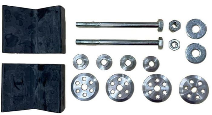 <p><font size="3">Lightweight Kit reduces mounting hardware weight by 0.3 lbs.</font></p><p><font size="3">10mm bolt</font></p><p><font size="3">Fits: 2014 &amp; Newer SR Viper (RTX, LTX, XTX, Sidewinder).</font></p><p><font size="3">Does not fit some 2016 and newer Viper MTX, Venom, and Sidewinder models (see below). Use mounting kit 76000355.</font></p><p><font size="3">NOTE: This mount kit comes with all the necessary hardware and dampeners for one pair of skis.</font></p><p><font size="3">Mount kit will fit C&amp;A Pro Skis only.</font></p><br><p><br></p>
