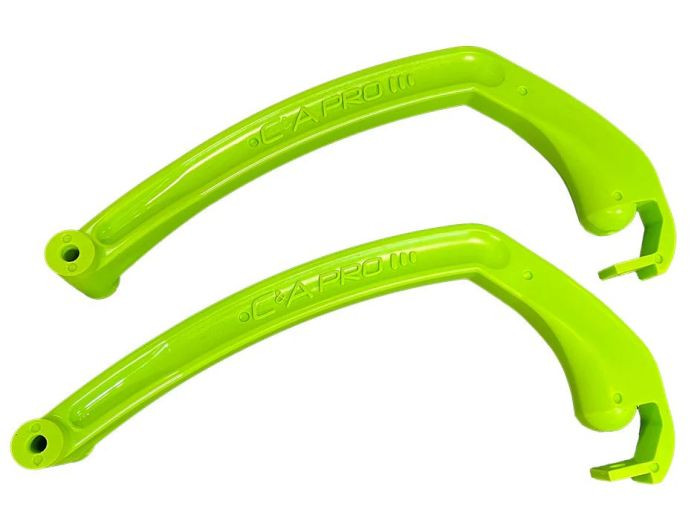 <p><font size="3">C&amp;A Pro replacement ski handles will fit any model of C&amp;A Pro Skis, including older and discontinued skis. All necessary hardware will be included to bolt the new handles in place.</font></p><p><font size="3"><br></font></p><p><font size="3">Compression molded from Ultra High Molecular Weight (UHMW) poly</font></p><p><font size="3">Unmatched durability</font></p><p><font size="3">This is a direct replacement for all previous design C&amp;A Pro handles</font></p><p><font size="3">Proudly made in the U.S.A.</font></p><span style="font-size: medium;"><br></span><p><span style="font-size: medium;">Sold per pair, hardware included</span></p>