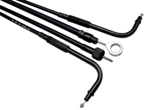 <ul style="margin-top: 0px; margin-bottom: 10px; padding-left: 16px;"><li style="">Black vinyl housing.</li><li style="">Black fittings.</li><li style="">Perfect for blacked-out bikes</li><li style="">LW (Longitudinally Wound) clutch cables resist compression under heavy loads to deliver a precise, positive, non-mushy feel for enhanced clutch performance.</li><li style="">Image is for reference only, actual product may vary</li><li style="">Cable designed to replace OEM #37200083</li><li style="">Housing length 65.5 inches</li><li style="">Free length 3.2 inches</li><li style="">In-line Adjuster located 29.25" from transmission</li></ul>