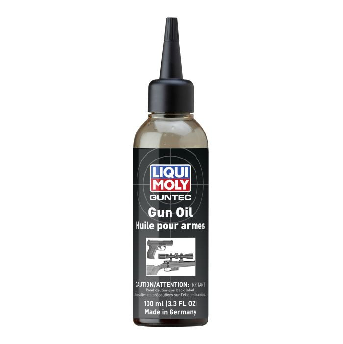 <p><font size="3">A very cohesive, mid-viscosity specialty oil for lubrication and preservation of guns, gun parts and metal components. Maximized corrosion protection and exceptional wear protection of all moving parts, thanks to superior lubrication properties. Provides superb penetrating properties and is highly resistant to thickening which makes it ideal and usable when lubricating various precision mechanisms. Universal use on polymers and metals as well as treating and protecting wood rifle stocks.</font></p><p><font size="3">Used for gun lubrication, protection and preservation. Excellent for lubrication, wear and corrosion protection of machinery, tools, metal components, instruments and more. Exceptional protection against corrosion, rust and erosion from long term storage.&nbsp;</font></p><p><font size="3"><br></font></p><p><font size="3">PTFE-free</font></p><p><font size="3">Outstanding oil film strength</font></p><p><font size="3">Long-term corrosion protection</font></p><p><font size="3">Excellent long-term lubricating effect</font></p><p><font size="3">Ensures hydrophobic (strongly water-repellent) surfaces</font></p><p><font size="3">Outstanding dissolving properties for powder and smoke residues</font></p><p><font size="3">Compatible with most commercially available plastics</font></p><p><font size="3">Does not attack burnished parts</font></p><p><font size="3">Strong adhesion and yet easy to remove</font></p><p><font size="3">Broad application area</font></p><p><font size="3">Does not resinify or become sticky</font></p><p><font size="3">Does not contain acids</font></p>