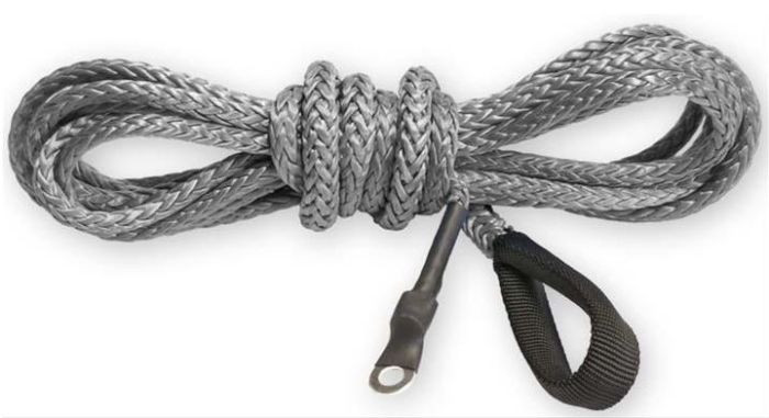 <p><span style="color: rgb(51, 51, 51); font-family: Roboto, Arial, Trebuchet, sans-serif; font-size: 15px;">KFI Products winch plow ropes feature "soft eyes" that allow for easier connection to plows compared to steel thimbles. Made from high-strength SK75 dyneema, KFI plow cables also feature heavy-duty nylon eye guards that help to protect the rope from wear. These plow lines provide you with safer options that have a higher breaking strength, and are also inexpensive and easier to replace when needed.</span></p><br style="box-sizing: inherit; color: rgb(51, 51, 51); font-family: Roboto, Arial, Trebuchet, sans-serif; font-size: 15px;"><p><span style="color: rgb(51, 51, 51); font-family: Roboto, Arial, Trebuchet, sans-serif; font-size: 15px;">Features include:</span></p><br style="box-sizing: inherit; color: rgb(51, 51, 51); font-family: Roboto, Arial, Trebuchet, sans-serif; font-size: 15px;"><p><span style="color: rgb(51, 51, 51); font-family: Roboto, Arial, Trebuchet, sans-serif; font-size: 15px;">* 4,900 lbs.(2.2t) maximum breaking strength</span></p><p><span style="color: rgb(51, 51, 51); font-family: Roboto, Arial, Trebuchet, sans-serif; font-size: 15px;">* Very low stretch</span></p><p><span style="color: rgb(51, 51, 51); font-family: Roboto, Arial, Trebuchet, sans-serif; font-size: 15px;">* No kinks, curls, rust, or splinters</span></p><p><span style="color: rgb(51, 51, 51); font-family: Roboto, Arial, Trebuchet, sans-serif; font-size: 15px;">* Safe and easy to handle</span></p><p><span style="color: rgb(51, 51, 51); font-family: Roboto, Arial, Trebuchet, sans-serif; font-size: 15px;">* Floats in water</span></p><p><span style="color: rgb(51, 51, 51); font-family: Roboto, Arial, Trebuchet, sans-serif; font-size: 15px;">* Lightweight</span></p><p><span style="color: rgb(51, 51, 51); font-family: Roboto, Arial, Trebuchet, sans-serif; font-size: 15px;">* Terminal end connection--for later model winches, these ends can be cut off</span></p>