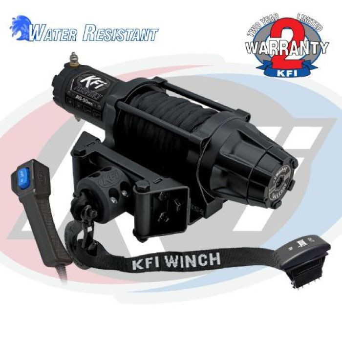 Kfi - Kfi Assault Series Wide 5000lb Winch - AS-50WX