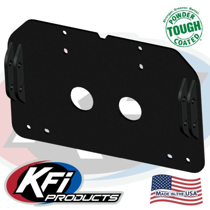 <br><p style="line-height: 1.6; margin: 0px 0px 0.6em;"><span style="">NOTE:</span>&nbsp;This Mount is designed to&nbsp;use the&nbsp;<a href="https://www.kfiproducts.com/kfi-atv-mid-mount-push-tubes.html" style="background-image: initial; background-position: initial; background-size: initial; background-repeat: initial; background-attachment: initial; background-origin: initial; background-clip: initial; transition: color 0.3s, background-color 0.3s; --darkreader-inline-bgimage: initial;" data-darkreader-inline-bgimage=""><span style="">#105000</span></a>&nbsp;ATV push tubes.</p><p style="line-height: 1.6; margin: 0px 0px 0.6em;">The figures below show&nbsp;the critical dimensions of the ATV MID-Mounting System.</p><p style="line-height: 1.6; margin: 0px 0px 0.6em;">Most mounts will not have the same shape or design as the mount shown below, but the listed dimensions stay the same.</p><p style="line-height: 1.6; margin: 0px 0px 0.6em; color: rgb(78, 73, 70); font-size: 14px; --darkreader-inline-color: var(--darkreader-text-4e4946, #f7eddd);" data-darkreader-inline-color=""><br></p><ul style="margin: 0px 0px 0.6em 5px; padding: 0px 0px 0px 20px; color: rgb(78, 73, 70); font-size: 14px; --darkreader-inline-color: var(--darkreader-text-4e4946, #f7eddd);" data-darkreader-inline-color=""><li style="margin: 0px 0px 5px;">100% MADE IN USA</li><li style="margin: 0px 0px 5px;">Designed for the #105000 ATV push tube with&nbsp;pin up widths of 14.50" (Center on Center) using 3/8" Pin (see image example)</li><li style="margin: 0px 0px 5px;">Constructed of 3/16" and 1/4" Grade 50 steel</li><li style="margin: 0px 0px 5px;"><font size="2">Unlike all other competitors mounts are metal bead blasted before they are powder coated for the best possible finish prep</font></li><li style="margin: 0px 0px 5px;">Powder coated black for supreme durability</li><li style="margin: 0px 0px 5px;">Very easy to install</li><li style="margin: 0px 0px 5px;">All mounting hardware included</li><li style="margin: 0px 0px 5px;">Complete installation instructions included</li></ul><p><font color="#4e4946" data-darkreader-inline-color="" style="--darkreader-inline-color: var(--darkreader-text-4e4946, #f7eddd);"><span style="font-size: 14px;"><br></span></font></p>