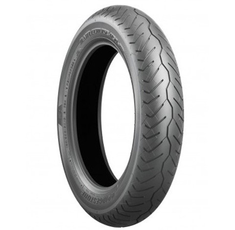 <p>High performance tires designed specifically with the American V-Twin rider in mind.</p><p>Compounds and profiles designed to offer the optimal balance of handling, mileage and rider comfort.</p><p>Optimum tread pattern for high powered American V-Twins with attractive diamond cross deco-groove.</p><p>Get 50% better rear tire wear than Dunlop D401.</p><p>Carcass designed for easier steering and improved ride quality for long distance riding.</p><p>Compares to: Dunlop American Elite, Michelin Commander II, Pirelli Night Dragon, Metzeler ME880/888.</p><p>Supplemental road hazard limited warranty included.</p><p><strong>Front Tire Construction</strong></p><p>In addition to the Battlecruise H50 tire's handling performance, Bridgestone focused on the vertical stiffness of the tire to ensure ride comfort on long trips.</p><p><strong>Outcome</strong></p><p>Strategic reinforcement on the carcass and envelope.</p><p>The right balance between rigidity and shock absorption.</p><p><strong>Benefits</strong></p><p>Improved vibration damping.</p><p>Higher shock absorption.</p><p><strong>Rear Tire Profile</strong></p><p>Larger crown profile (CR).</p><p>Designed to optimize the slip and adhesion portion of rubber on road surfaces.</p><p><strong>Benefits</strong></p><p>Optimized profile with a newly developed compound delivers the satisfaction of extended mileage.</p>